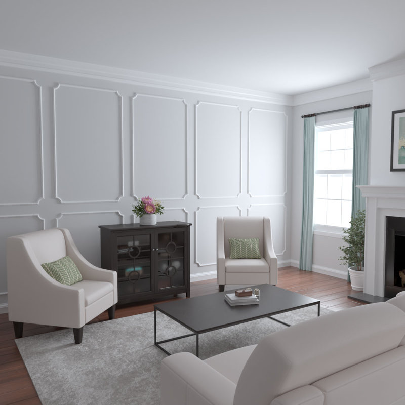 Primed White Polyurethane Panel Moulding for Walls