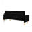 65-Inch Minimalist Velvet Sofa With Metal Legs, Complete With Cushions, Suitable For Living Room Or Bedroom-2106683071