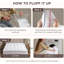 Surmatelas à plateau-coussin pour dortoir et université, surmatelas respirant rafraîchissant avec poche profonde-105588798-105588794