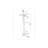 Khone 2 Handle Bathroom Tub Filler with Hand Shower and Diverter Tub Faucet-116465513