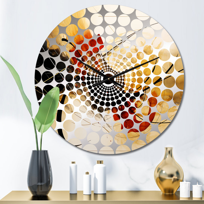 Gwenyth - Horloge murale formes abstraites, Petit