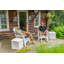 Table de bout avec rangement en résine l 19,31 po x P 10,56 po Suncast, fabriquée aux États-Unis-96898528