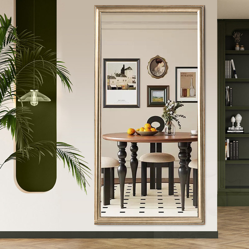 Full-Body Floor Mirror, Copper
