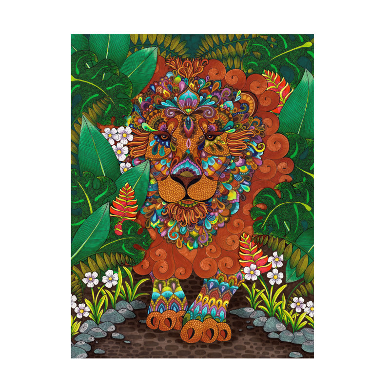 Art sur toile «Bachelor Angel Angel Jungle King», H 19 po x l 14 po