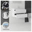 Meuble-lavabo flottant blanc 24 po avec lavabo