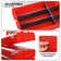 3Pcs 9 Grids Plastic Compartment Box With Adjustable Divider, Stackable Organizer Storage Container