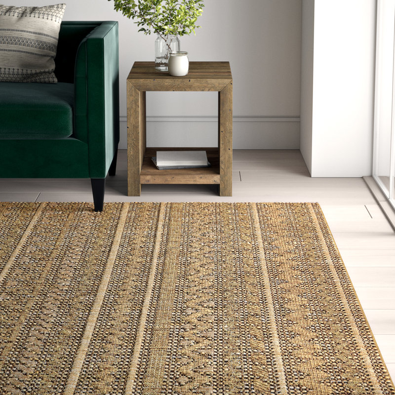 Krystal Geometric Indoor / Outdoor Rug, Rectangle 4'1" x 6'1"