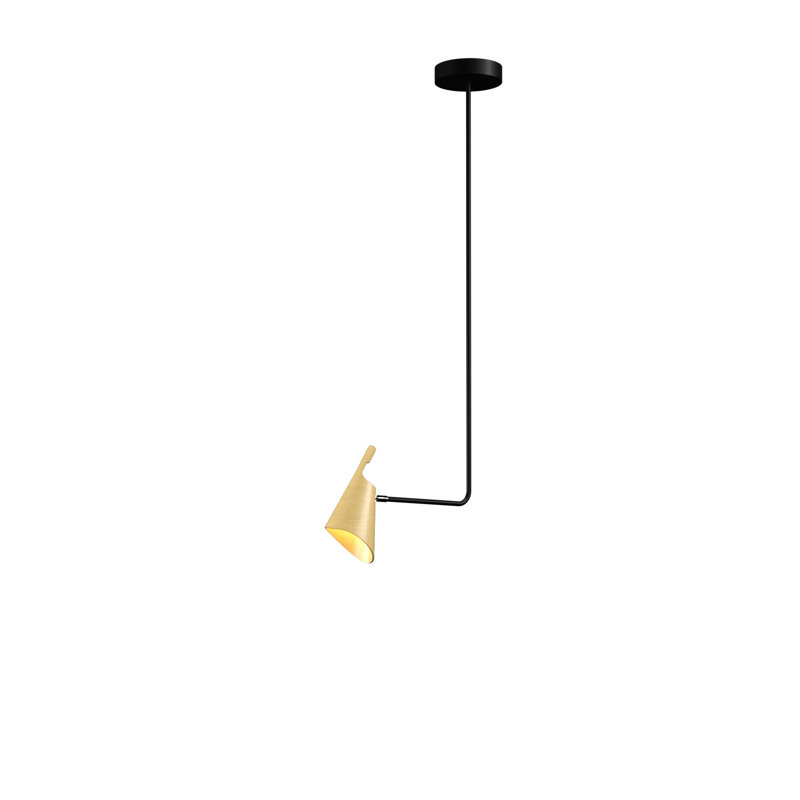 1 - Light Pendant, Organic Gold