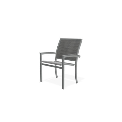 Chaise de café empilable en aluminium Bazza