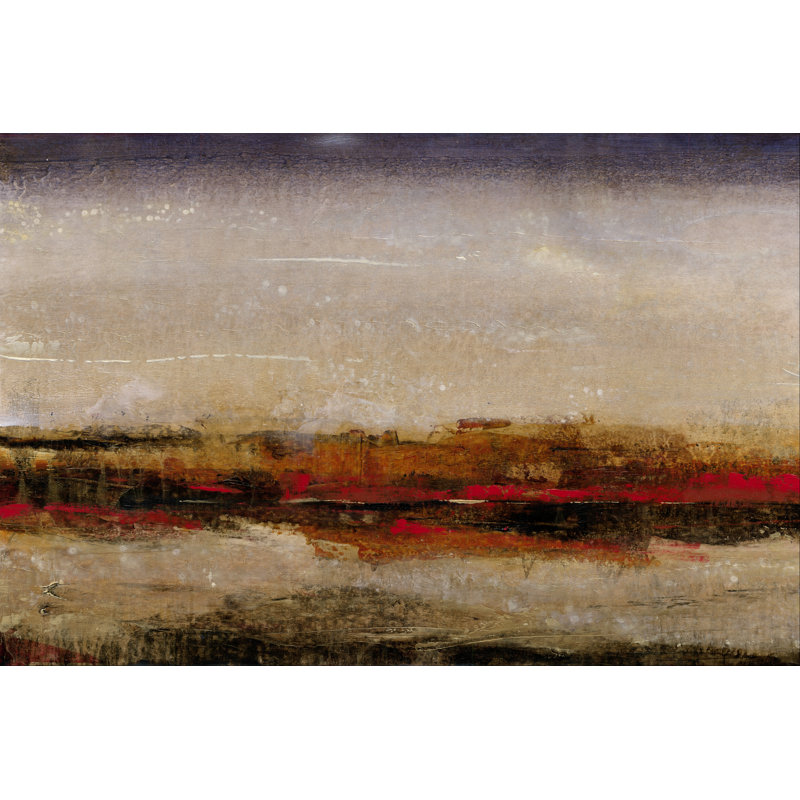 Line Of Descent I - Wrapped Canvas Painting, 61cm H x 91cm W