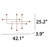Metal 10 - Hook Wall Mounted Coat Rack-98773902