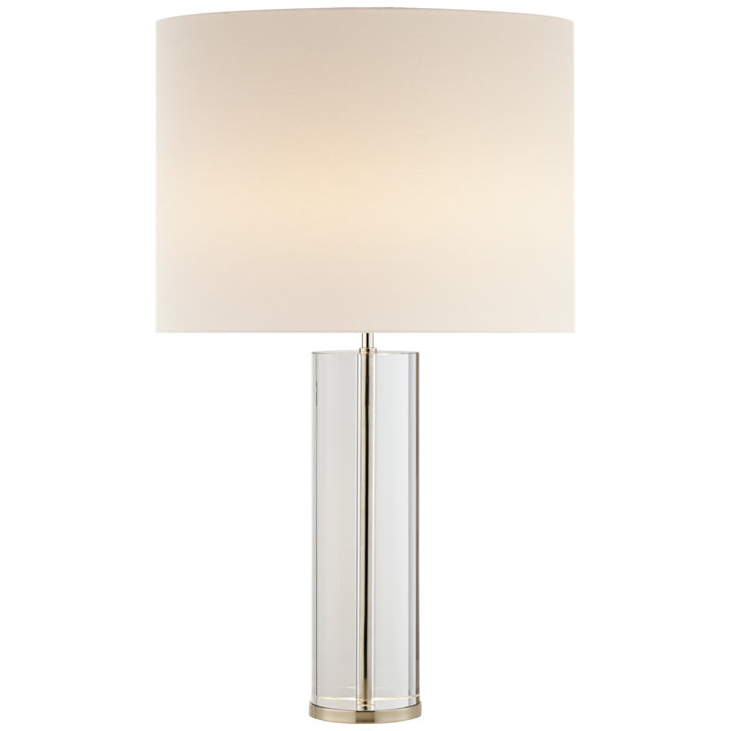 AERIN Lineham Table Lamp, Polished Nickel