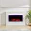built-in electric fireplace