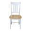 Chaise d'appoint en bois massif Evalyn-54365011