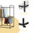 Double-Tier Metal Pants Rack With 26 Hooks