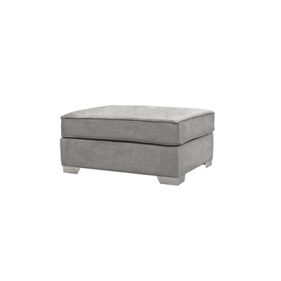 Quade 93 cm W Velvet Rectangle Ottoman