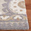 Tapis géométrique en laine fabriqué à la main gris / beige Eneo-267748364