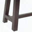 Banc à lattes Modern Modern avec plateau en bois d'acacia (ensemble de 2)