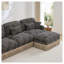 Canapé modulaire avec repose-pieds Comfy Chenille