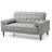 Contemporary Gray Loveseat For Two-919640056