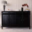 Banc de rangement noir pour chaussures en bois manufacturé-209881029