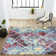 Lüders Minimalist Diamond Trellis Multi/White Rug
