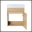 Meuble-lavabo mural 18 po avec lavabo en résine blanche et porte d'armoire à fermeture en douceur 18 po-415802171