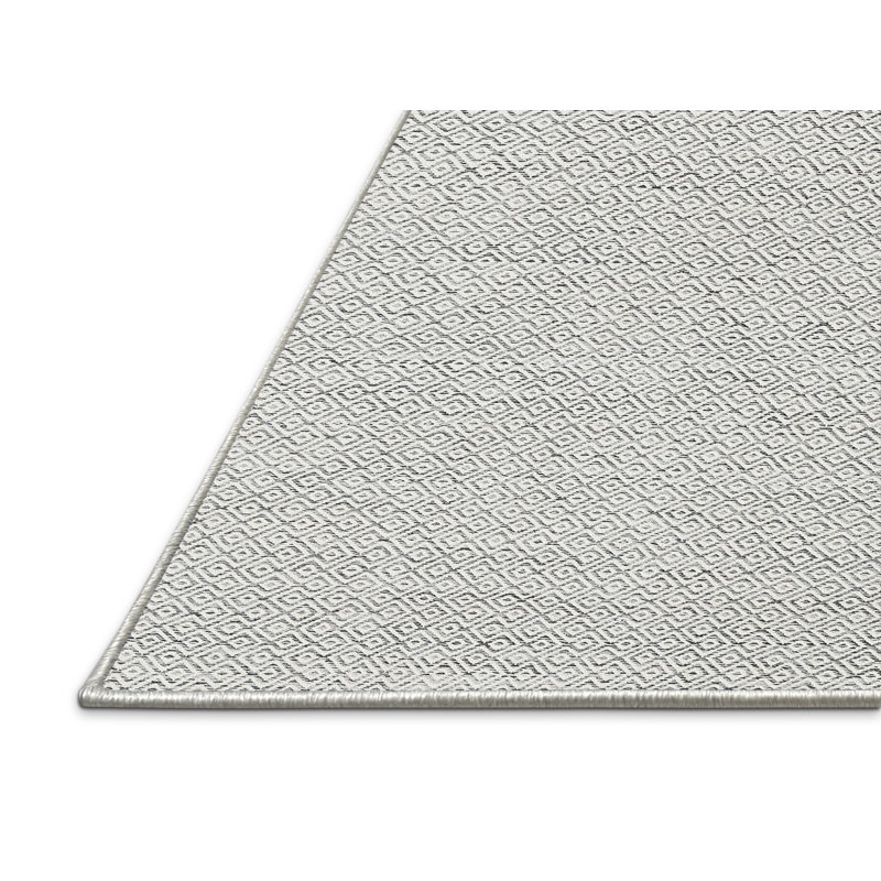 Tapis contemporain gris, Rectangle 4 pi x 6 pi