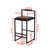 2-Piece Bar Stools (Black)