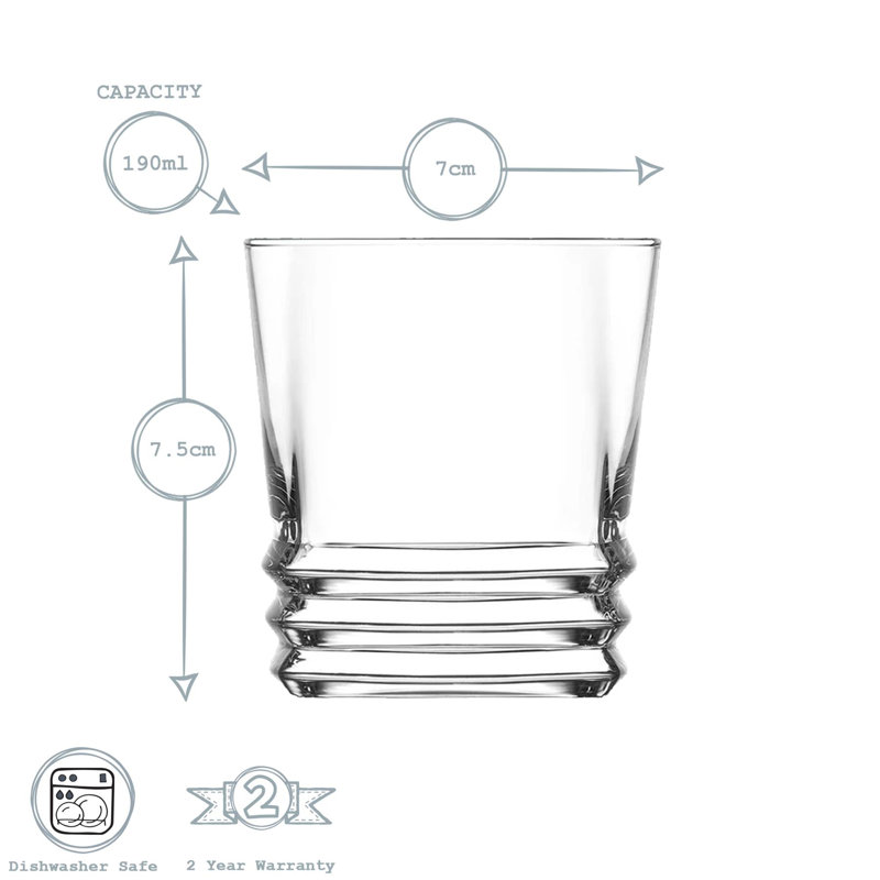 190ml Drinking Glass, 12