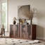 Buffet avec portes en bois massif