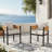 Alessandra 22.75" W Wicker and Steel 2-Piece Weather Resistant Dining Chair Set with Cushions-582905223