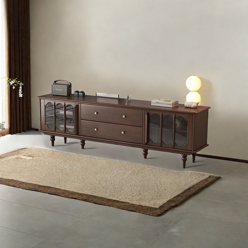 Grand meuble télé avec grand rangement, 70.87"