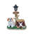 Sitting Dog Solar Lantern Planter Statue