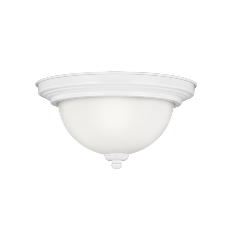 Plafonnier encastré à une lumière Geary de Génération Éclairage , Non, Blanc