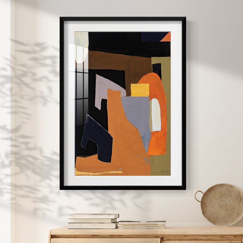 TheOlive PressRooomPremiumGalleryWrarapCanves-Reproduction encadrée, H 25,5 po x l 17,5 po, Noir