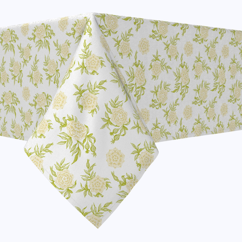 Floral 121 Cotton Tablecloths Floral, 120" x 60"