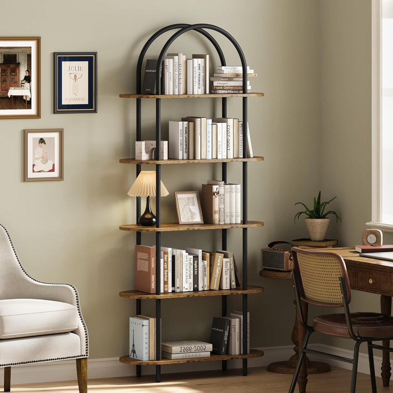 182cm H x 80cm W Bookcase, Brown