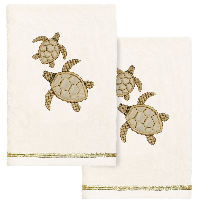  Tortuga Turkish Cotton Hand Towel, Beige