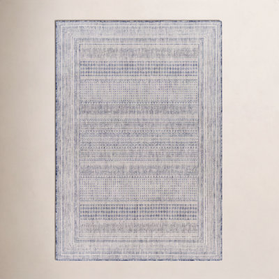 Ilenne Geometric Blue Rug