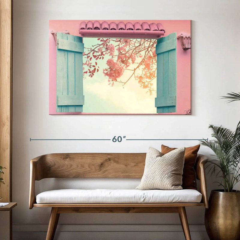 Lilie Sakura Window View, 32" H x 48" W