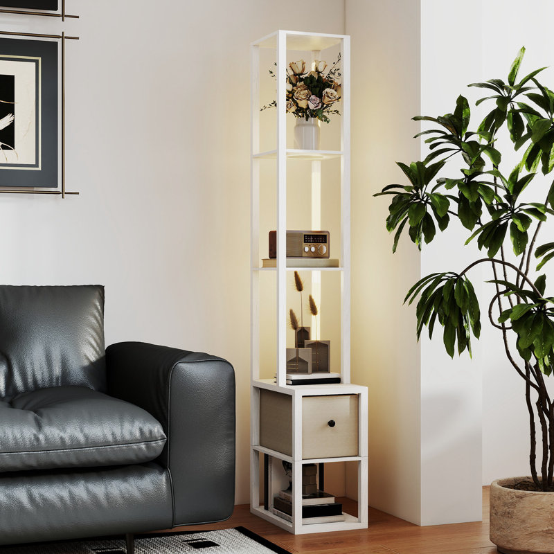 169cm Floor Lamp, White