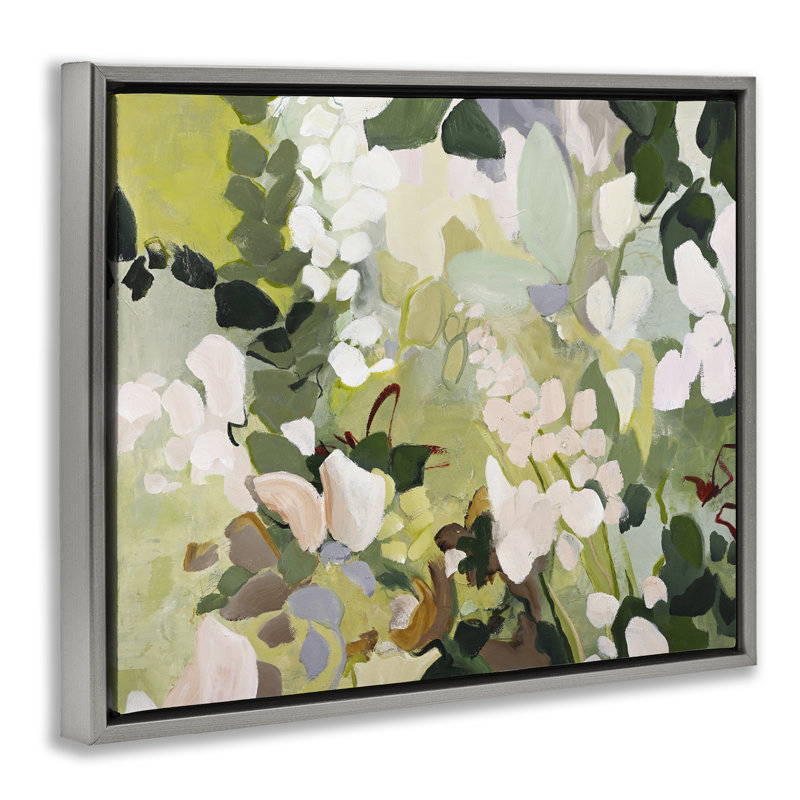  Art mural moderne sur toile flottante, "Modern Botanical Impressions" par Design Fabrikken, H 17 po x l 21 po