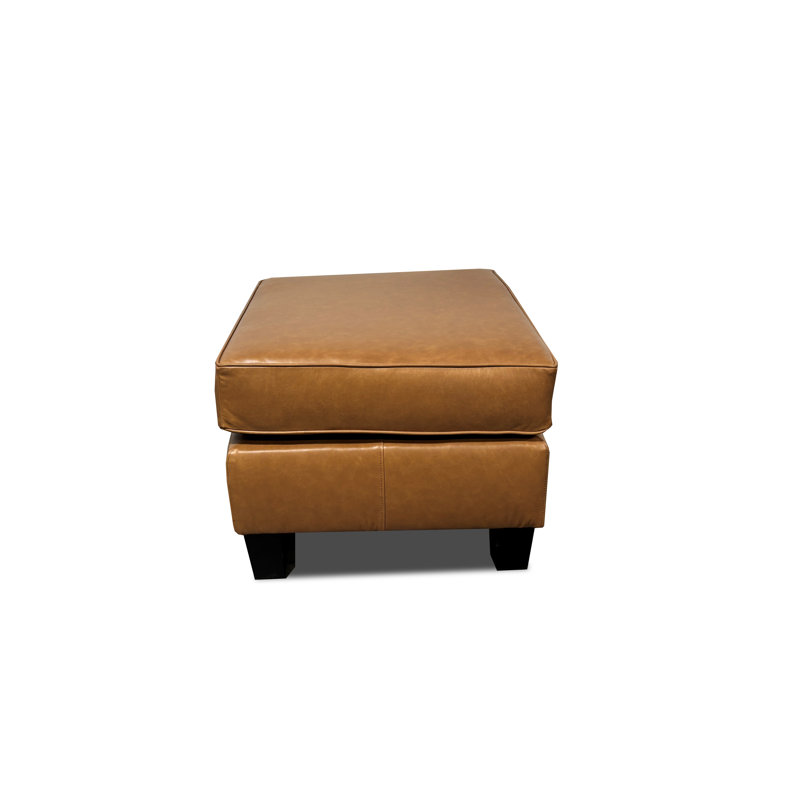 Repose-pieds 100% cuir Sierra 26 "- Fait main en cuir de qualité supérieure, Brun
