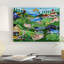 « fairway golf resort », reproduction de peinture à l’acrylique sur toile tendue-32716296