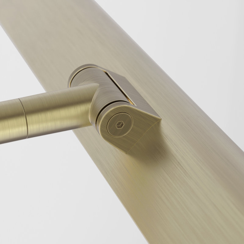 Renoir, 2.36" H x 13.78" W x 10.16" D, Matt Brushed Brass, 411 Lumens