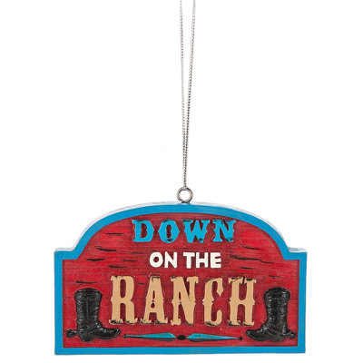 2.38 " Plastic Hanging Figurine Ornament