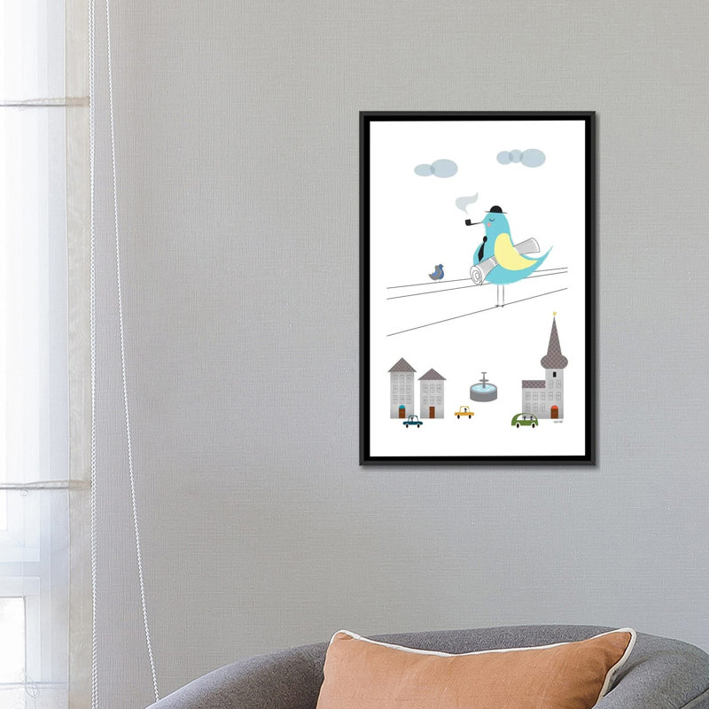 « be fine », impression sur toile tendue, H 26 po x l 18 po x P 1,5 po, Toile encadrée noire