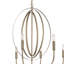 Lustre géométrique de style bougie 10 lumières Deniyah
