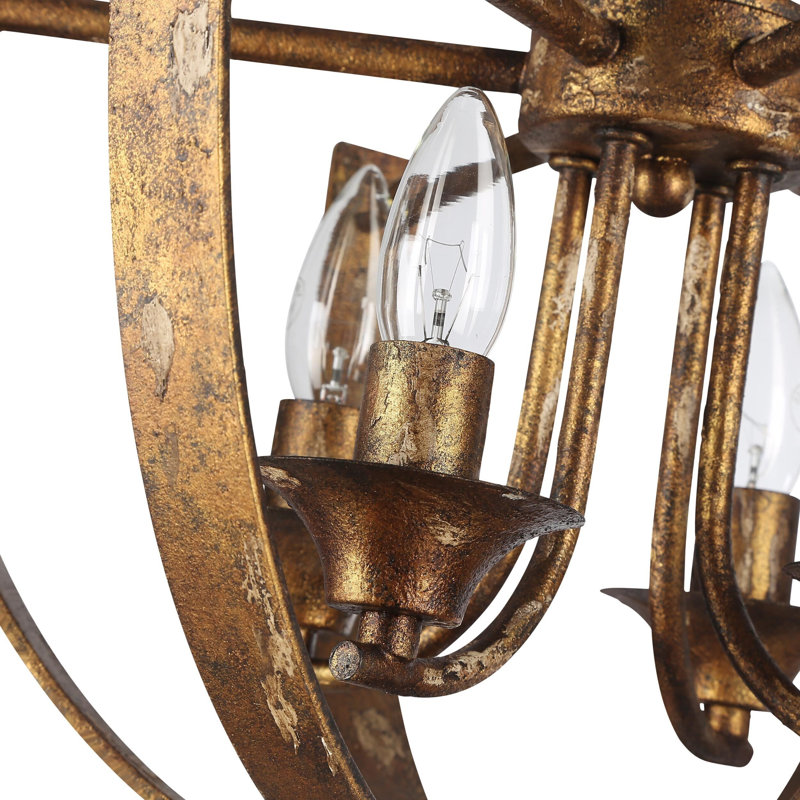 4 - Light Semi-Flush Mount